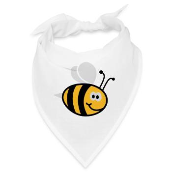 Bienchen 3C - Bandana - Weiß - Vorne