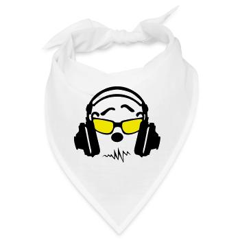 Equalizer Audio-Musik-Kopfhörer DJ zik75 - Bandana - Weiß - Vorne
