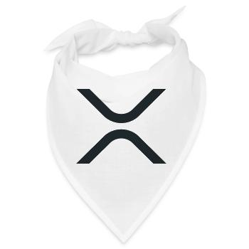 Ripple XRP Logo - Bandana - Weiß - Vorne