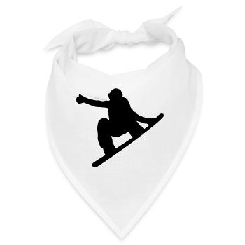 snowboarding - Bandana - Weiß - Vorne