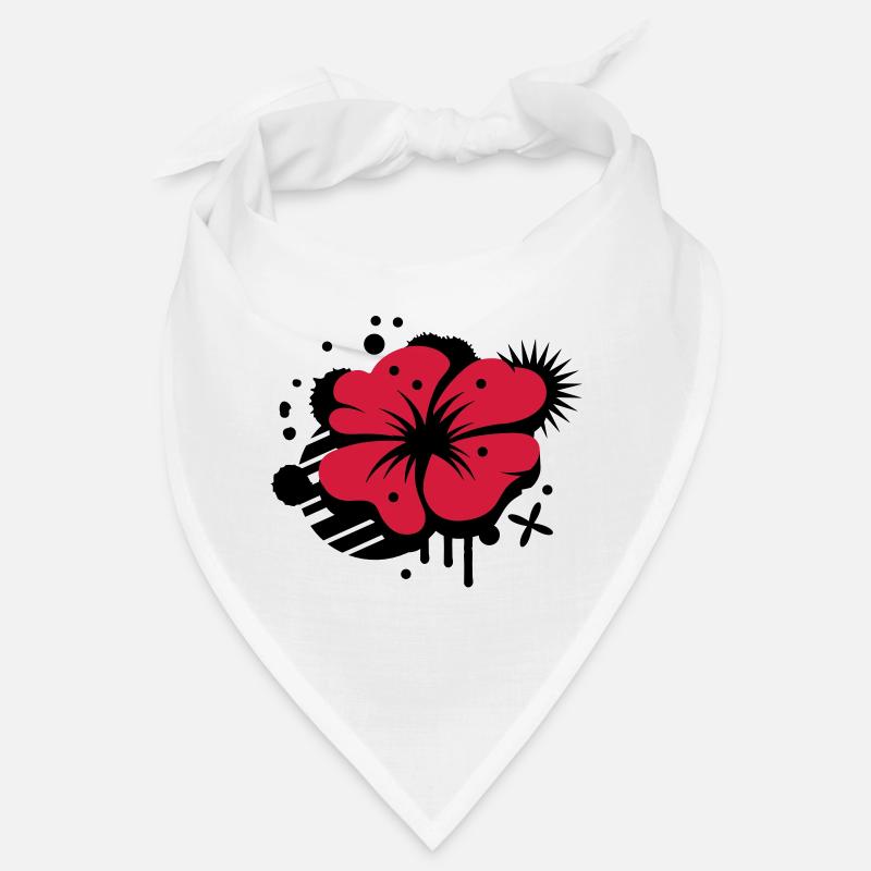Klatschmohn als Graffiti Bandana