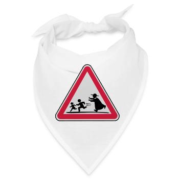 Achtung Pfarrer - Bandana - Weiß - Vorne