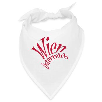 Wien - Bandana - Weiß - Vorne