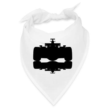 F1 # 2 - Bandana - Weiß - Vorne
