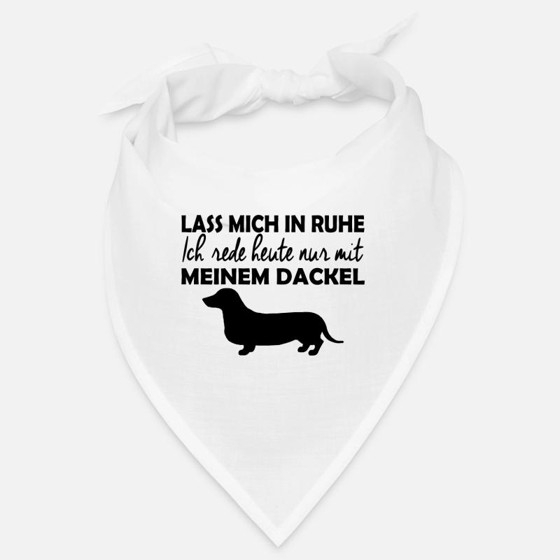 Teckel - chien - Laisse-moi tranquille ! Bandana