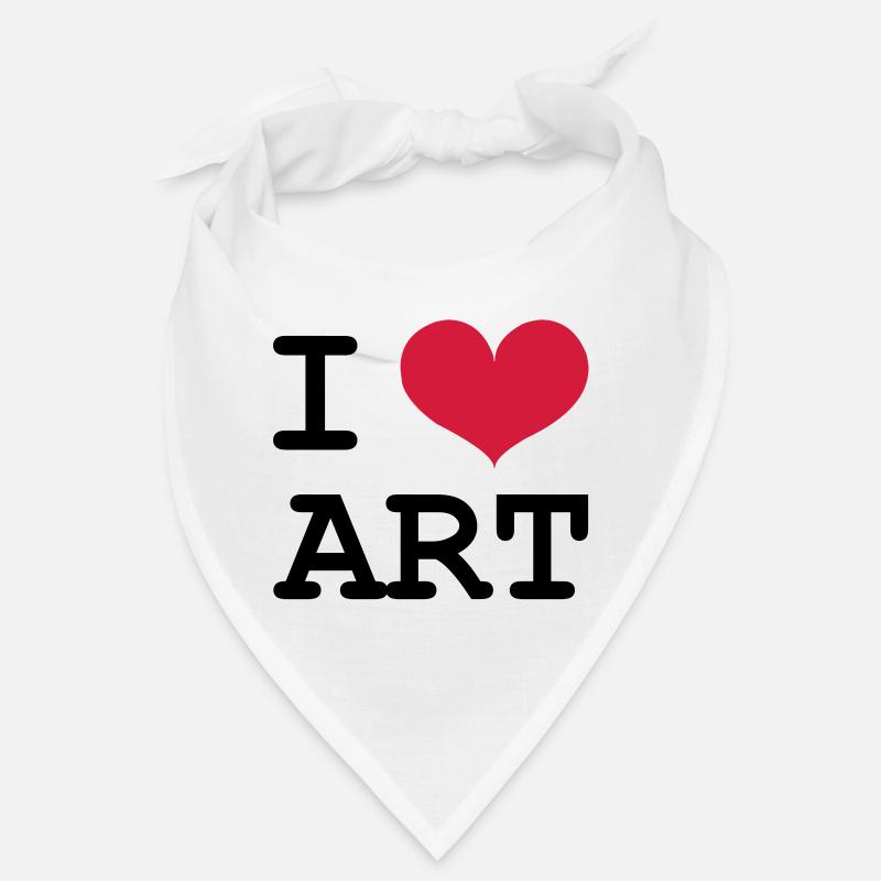 j'aime l'art Bandana