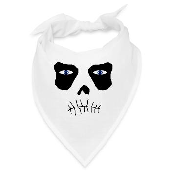 halloween - Bandana - Weiß - Vorne