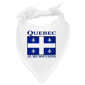 quebec - Bandana - Weiß - Vorne