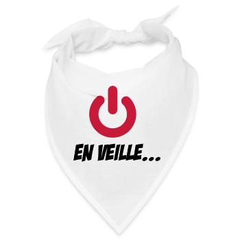 En veille... - Bandana - Weiß - Vorne