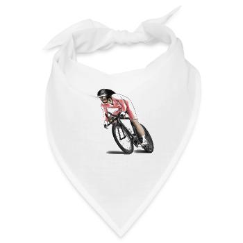 Rennrad - Bandana - Weiß - Vorne