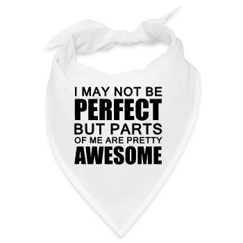 Awesome - Bandana - Weiß - Vorne