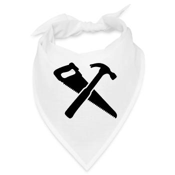 Werkzeug - Bandana - Weiß - Vorne