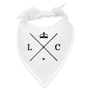 Hipster Logo - Bandana - Weiß - Vorne