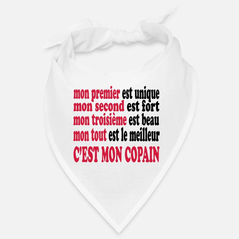 Mon copain est beau Bandana