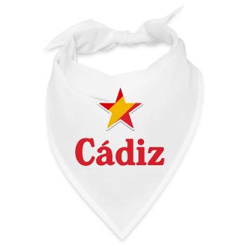 Sterne von Spanien - Cadiz - Bandana - Weiß - Vorne