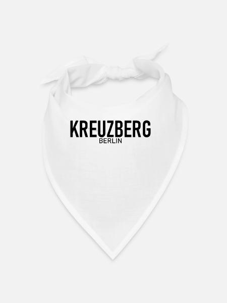 Kreuzberg - Berlin - Allemagne - Allemagne - Bandana - blanc - Devant
