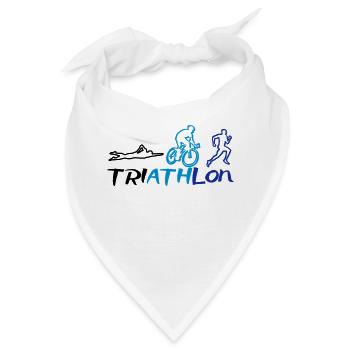 Triathlon Men - Bandana - Weiß - Vorne