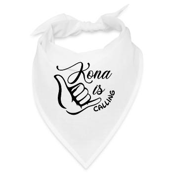 Triathlon - Kona is calling - Bandana - Weiß - Vorne