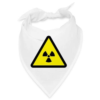 RADIOAKTIV - Bandana - Weiß - Vorne