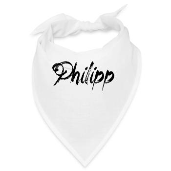 Philipp - Bandana - Weiß - Vorne