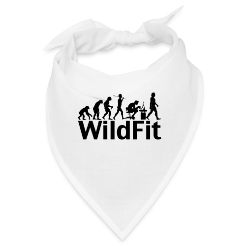 WildFit Logo Evolution in Schwarz - Bandana