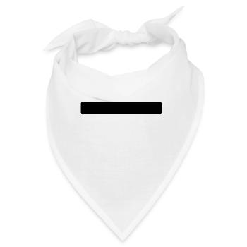 Streifen schwarz - Bandana - Weiß - Vorne