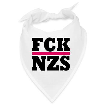 FCK NZS - Bandana - Weiß - Vorne