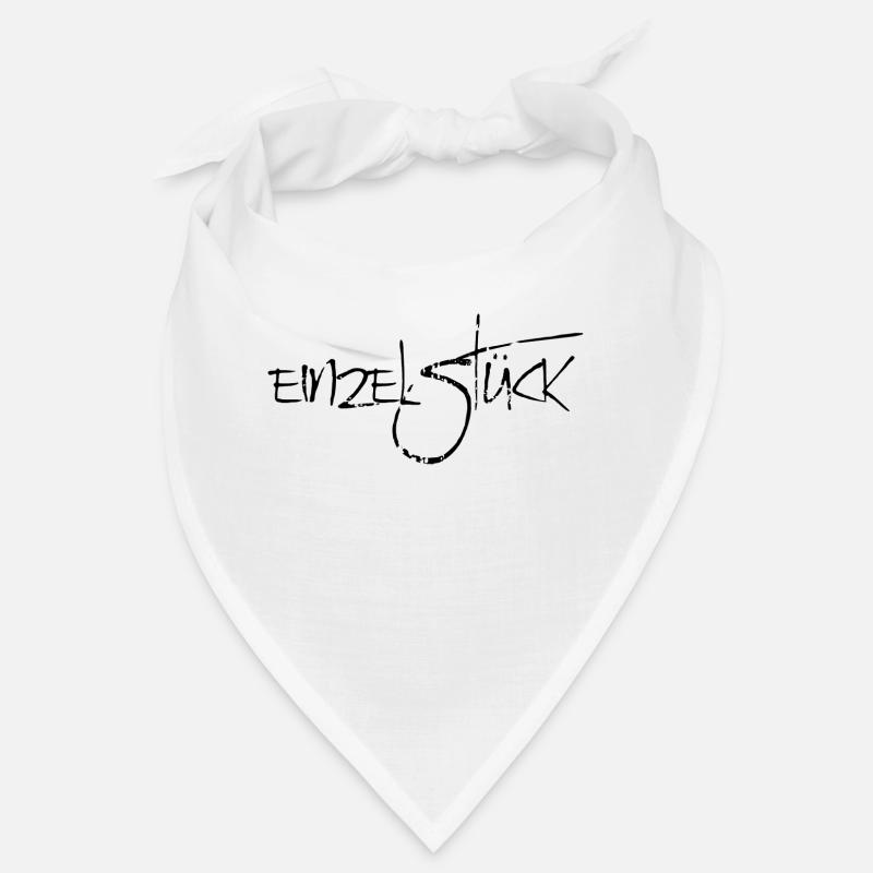 einzelstück Spruch Schrift Bandana