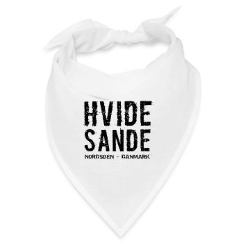 Hvide Sande, Westjütland, Dänemark, Nordsee - Bandana - Weiß - Vorne