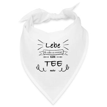 Tee - Bandana - Weiß - Vorne