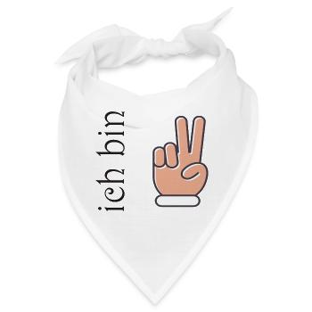 Ich bin 2 Zwei - Bandana - Weiß - Vorne