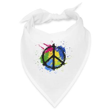 T-Shirt positive Vibration. - Bandana - Weiß - Vorne