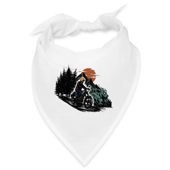 Freerider Motorbike Mountain - Bandana - Weiß - Vorne