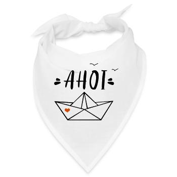 Ahoi - Bandana - Weiß - Vorne