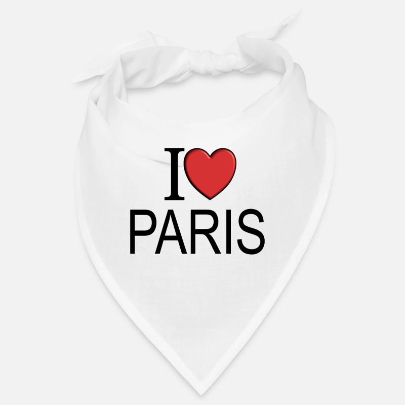 J’adore Paris - Bandana - blanc
