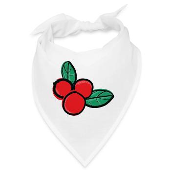 Beerenbeerenfrucht - Bandana - Weiß - Vorne