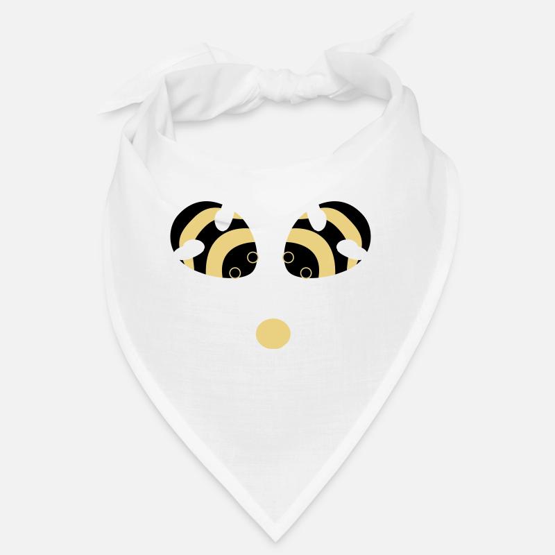 Abeilles Fleur - Bandana - blanc