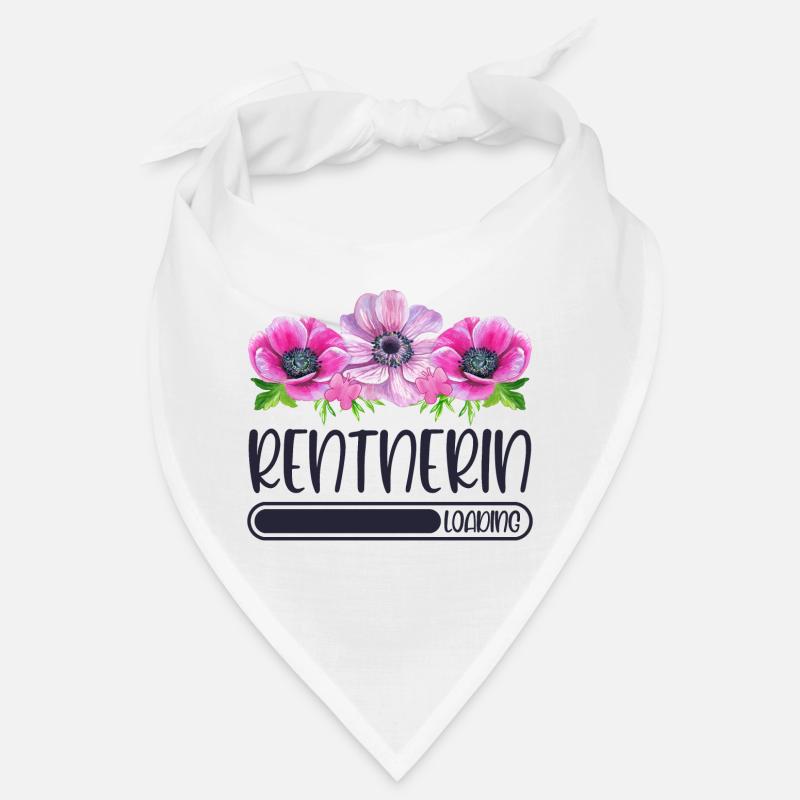 Rentnerin Loading Blumen Bandana
