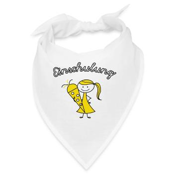 einschulung mädchen - Bandana - Weiß - Vorne
