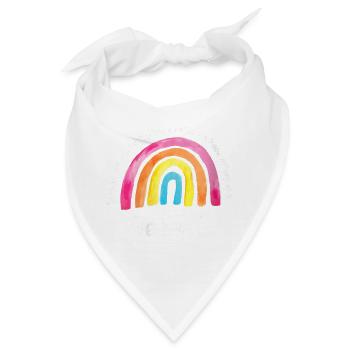 Sei nett, seit nett miteinander BE KIND, - Bandana - Weiß - Vorne