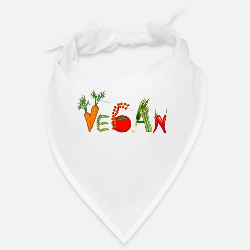 Vegan - Bandana - blanc