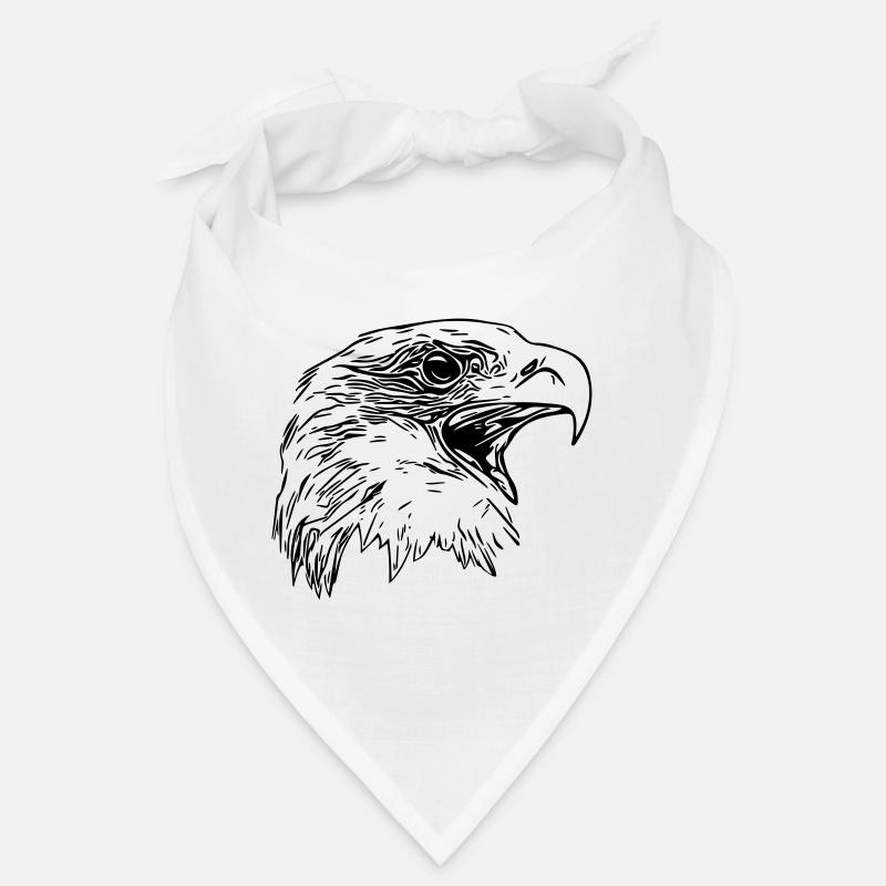 Adler Kopf - Königlicher Vector Greifvogel Bandana