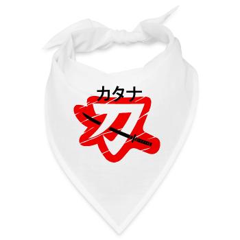Katana Japanese Sword - Bandana - Weiß - Vorne