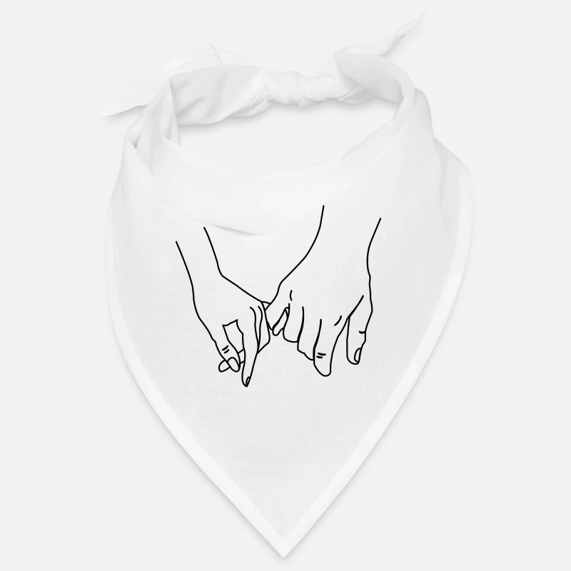 Mains Paire Amour Bandana