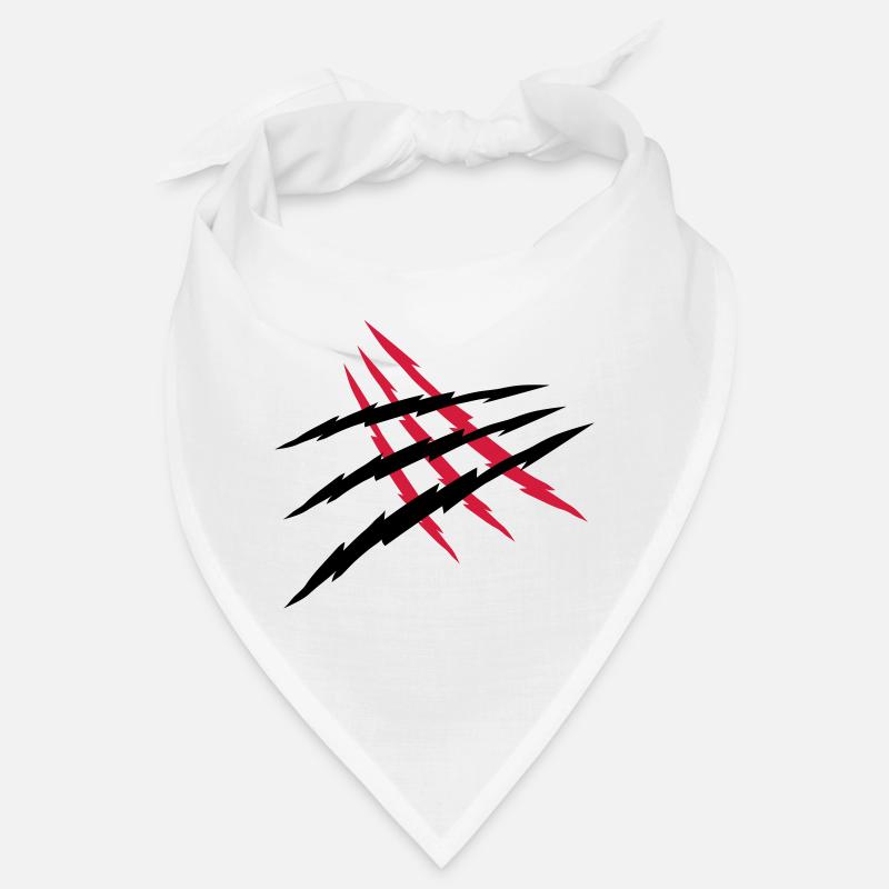 2 égratignures enroulées Bandana