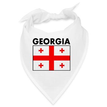 Georgien - Bandana - Weiß - Vorne