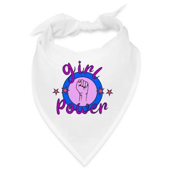 Weibliche Kraft - Bandana - Weiß - Vorne