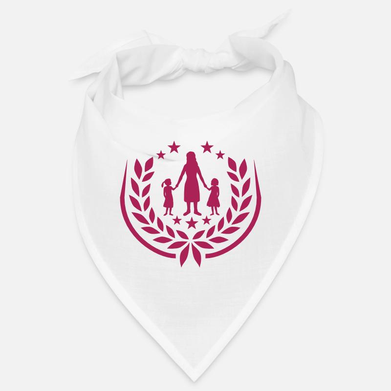 Logo 2 Töchter Mutter Bandana