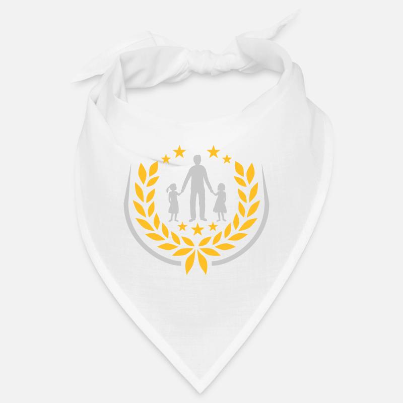 Laurel wreath father 2 daughters Bandana