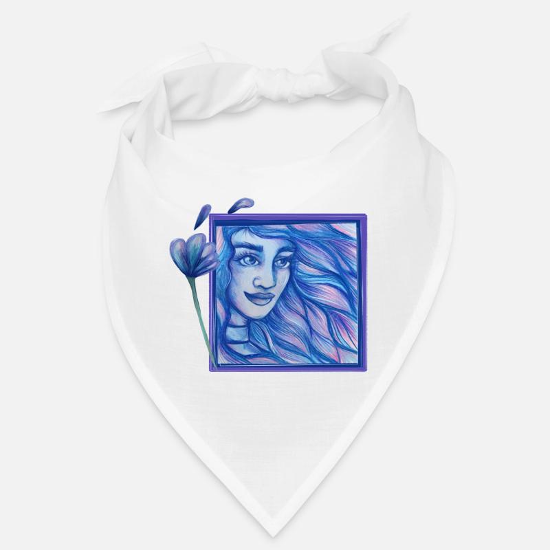 Wind Goddess Blue Bandana